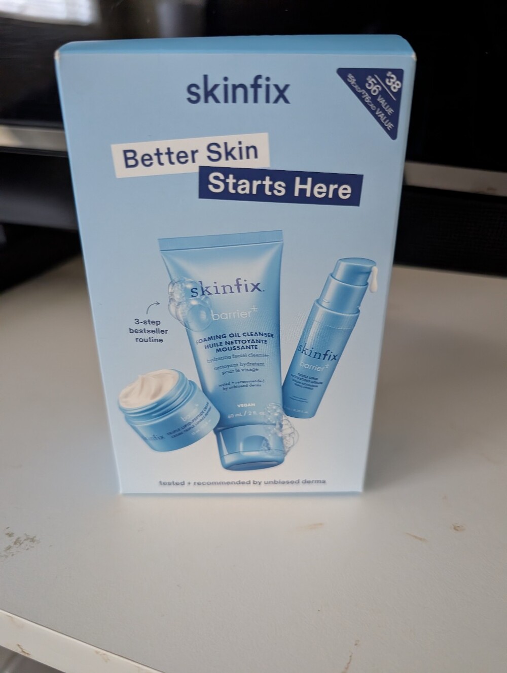 Skinfix Skincare Trio in Light Blue